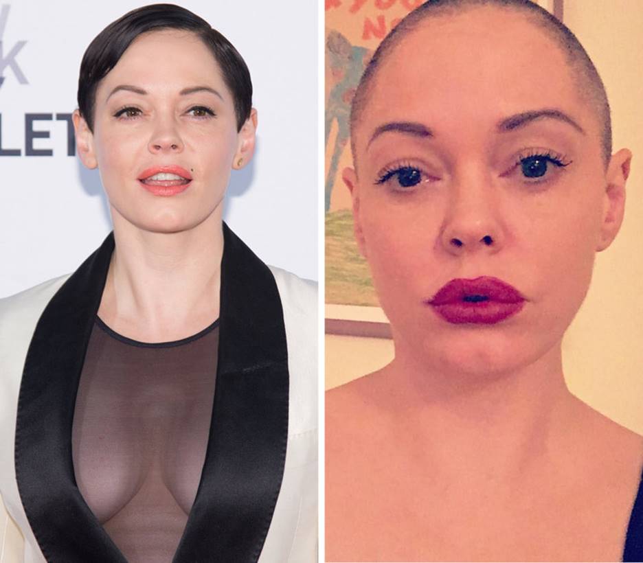 Rose McGowan Before and After